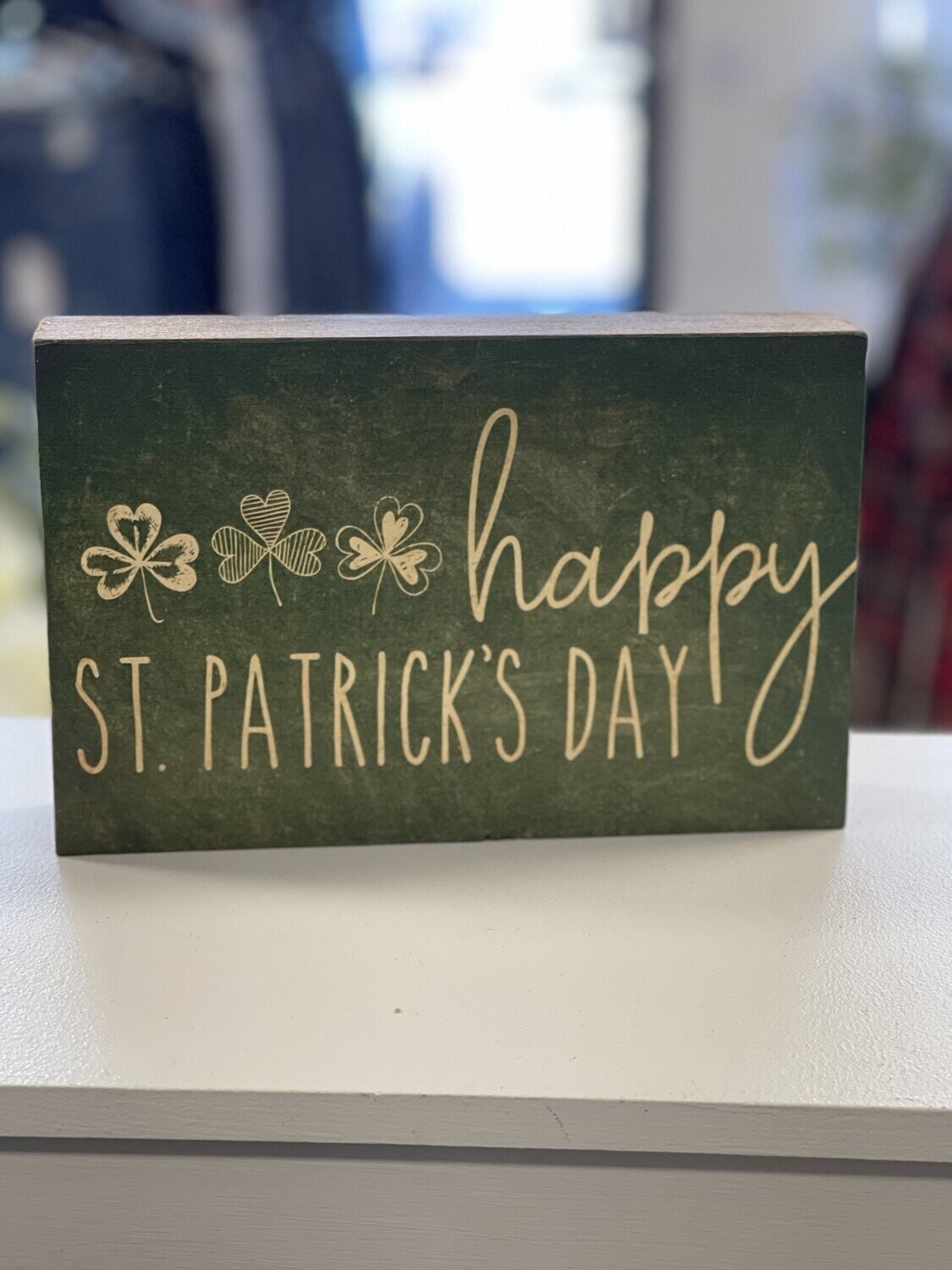 Happy St. Patrick&#39;s Day Wooden Block