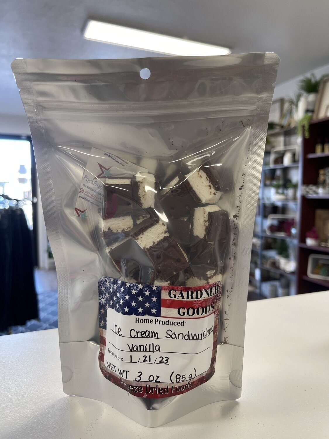 Freeze Dried Ice Cream Sandwiches