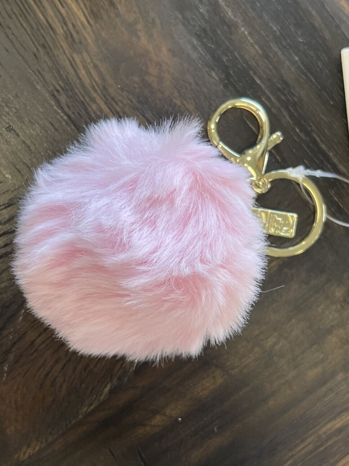 Pink Pom Pom Key Ring