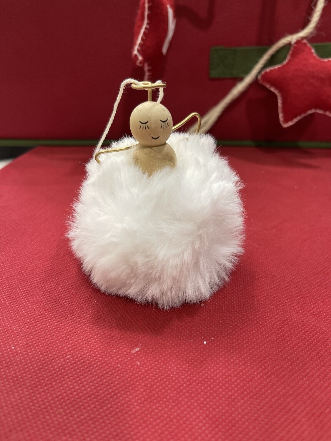 Angel Puff Ornament 3&quot; x 3.5