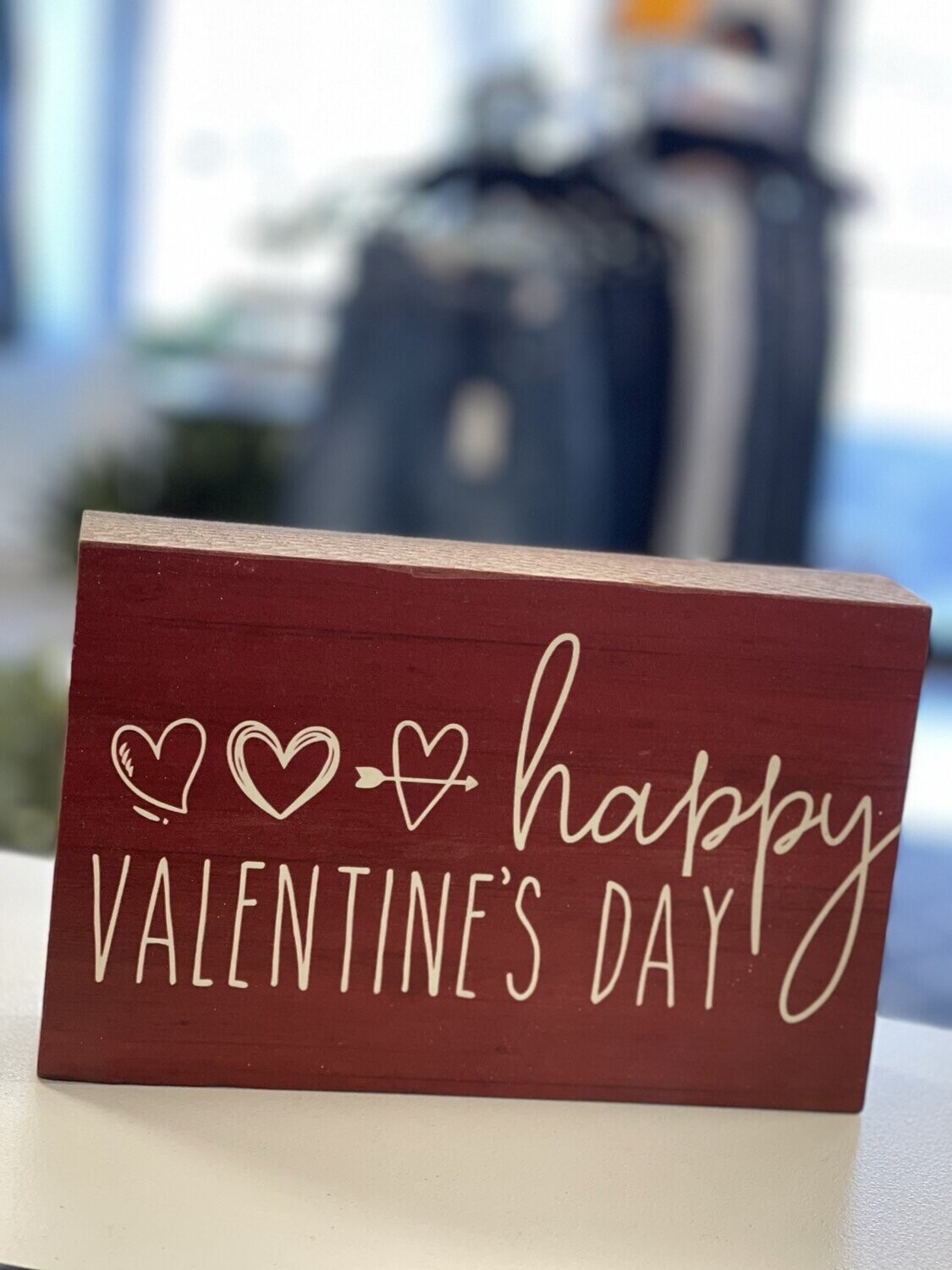 Happy Valenine&#39;s Wooden Decor