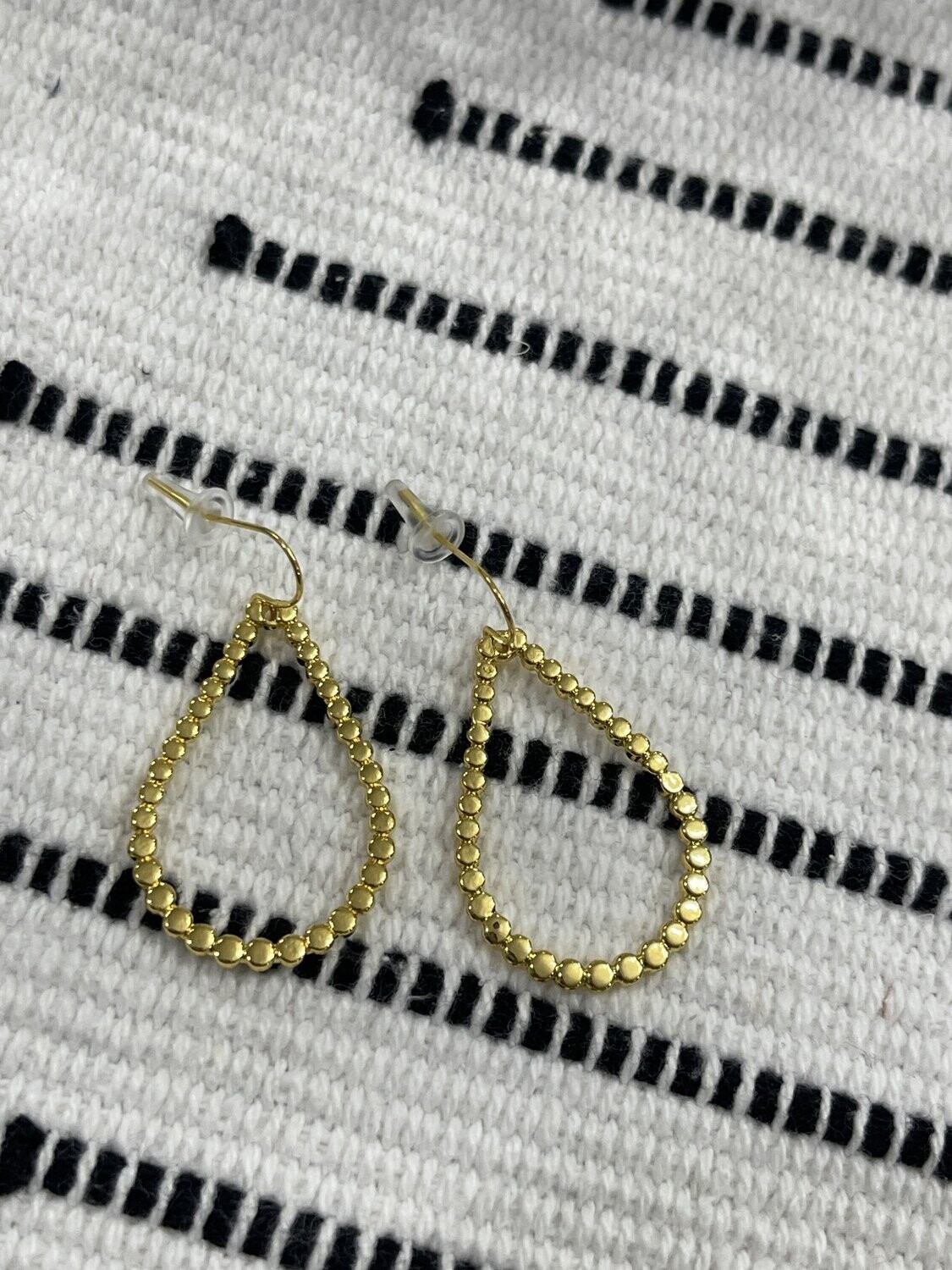 Gold Tear  Drop Earrings
