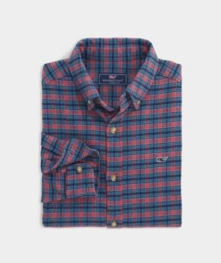 FLANNEL CHECK WHALE SHIRT