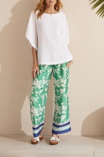 KAFTAN BLOUSE-WHITE