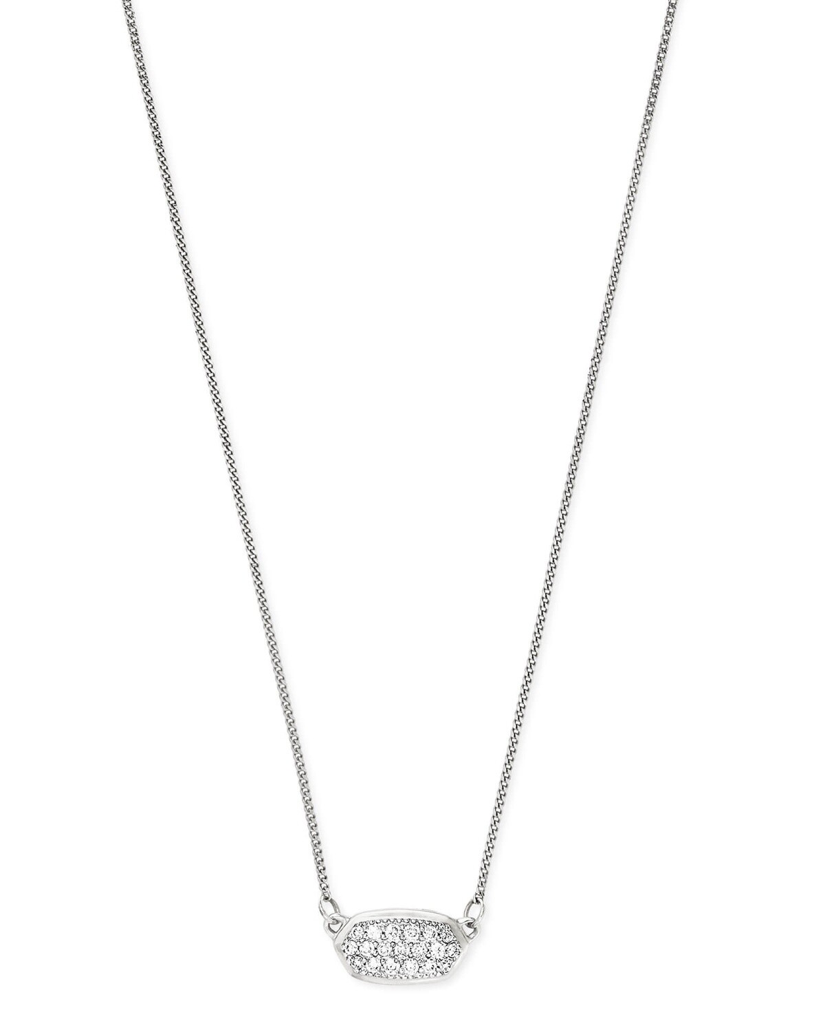 Lisa Necklace - 14k Gold White Diamond