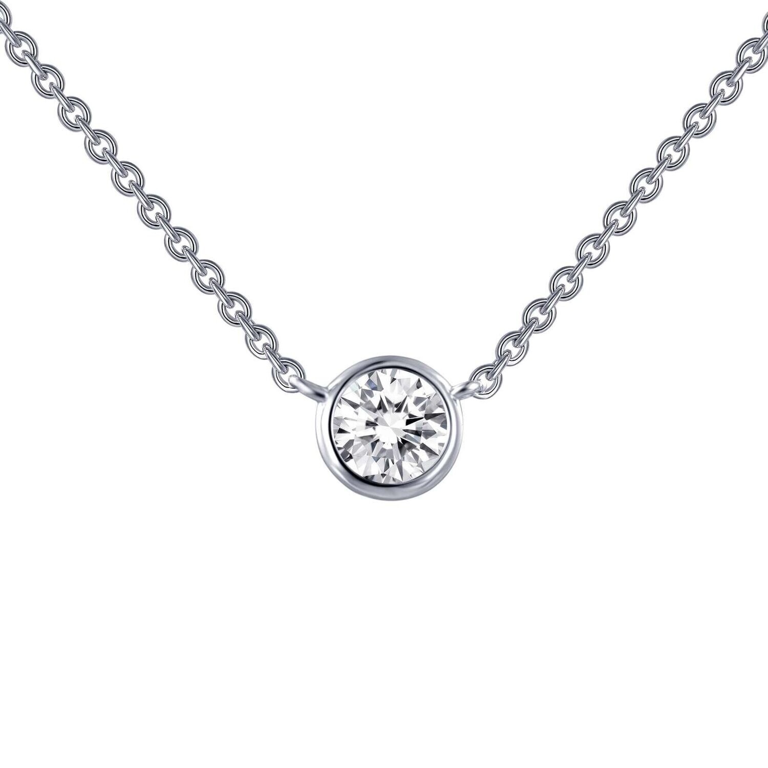 N0030CLP18 - 0.46 CTW Solitaire Necklace