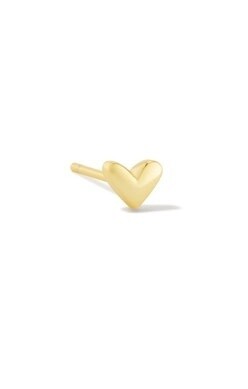 Haven Heart Single Stud Earring Gold