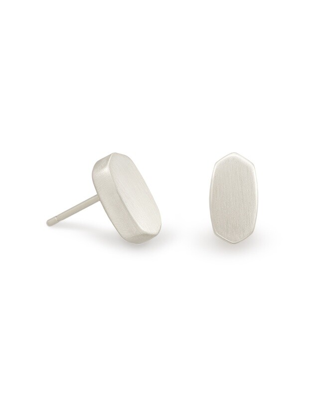 Barrett Earring - Bright Silver
