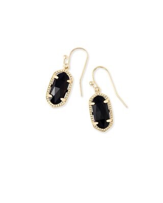 Lee Earring - Black/Gold