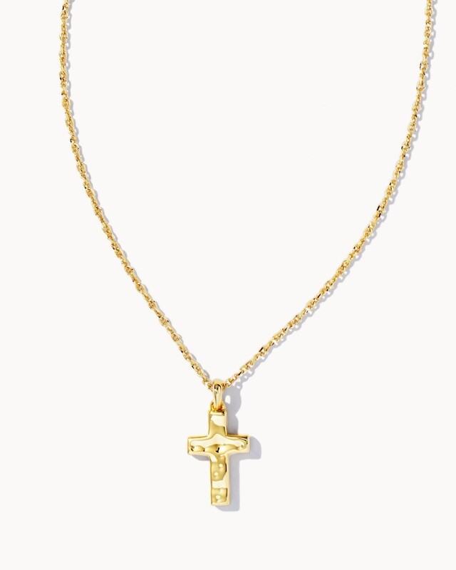 Cross Pendant Necklace - Gold