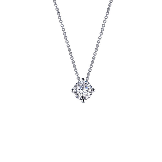 N0154CLP20 - 1.0 CTW Solitaire Necklace