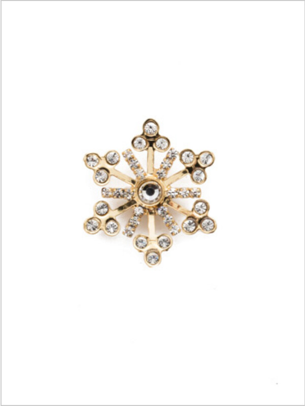 Crystal Snowflake Charm