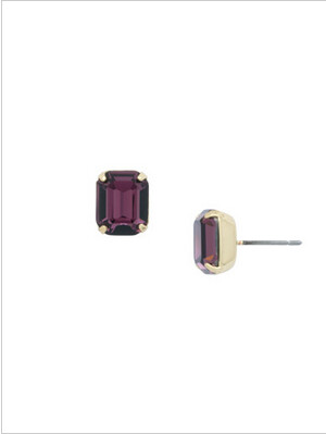 EDU53BGMRL- Octavia Stud Earrings Merlot