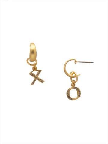EFK5MGCRY - Crystal XO Dangle Earrings