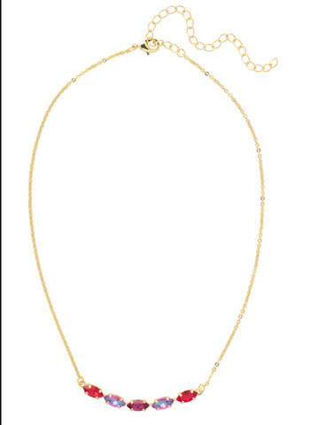 NFL5BGFIS  - Fireside Clarissa Repeating Tennis Necklace