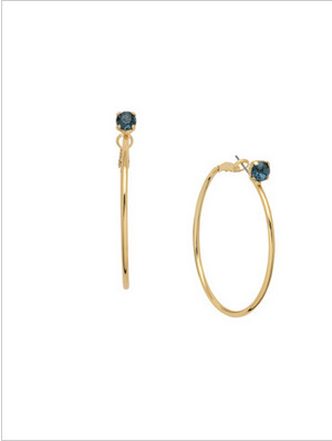 EEP41BGMON - Serafina Hoop Earrings Light Montana