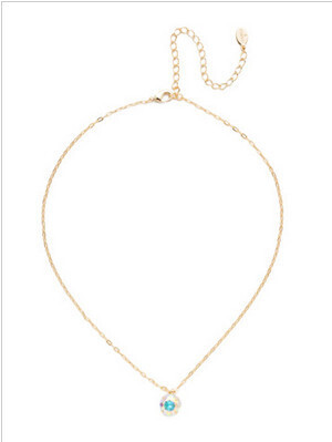 NEP22BGCAB - Siren Pendant Necklace Crystal Aurora Borealis