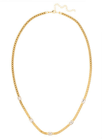 NFK66BGCRY - Crystal Octavia Repeating Long Necklace