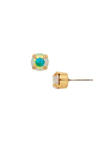 EFC99BGCAB  - Crystal Aurora Borealis Simple Stud Earrings