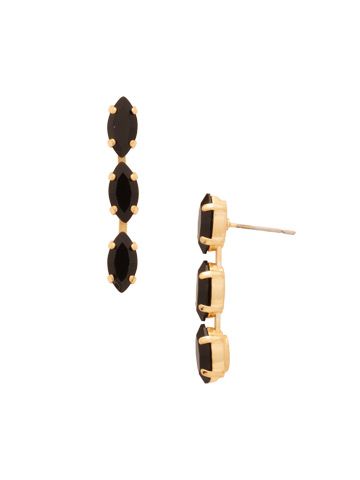 EFP37BGJET - Jet Trielle Dangle Earrings