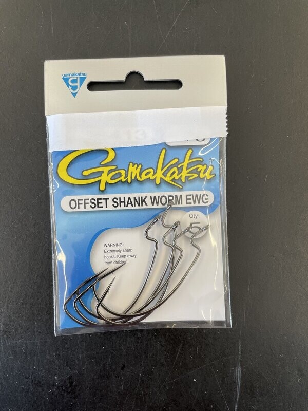 Gamakatsu Offset Shank Worm EWG
