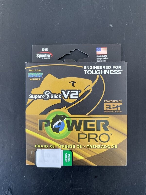 Power Pro Super Slick SSV2 150 yards