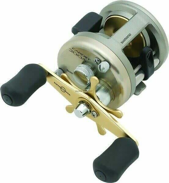 Shimano CDF200A Cardiff 200 Round Baitcast Reel, RH, 4BB + 1RB, 5.8:1