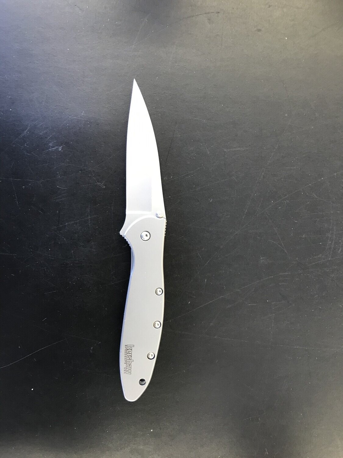 Kershaw 1660 Leek Assisted Opening Folding Knife, 3&quot; Drop Point Blade
