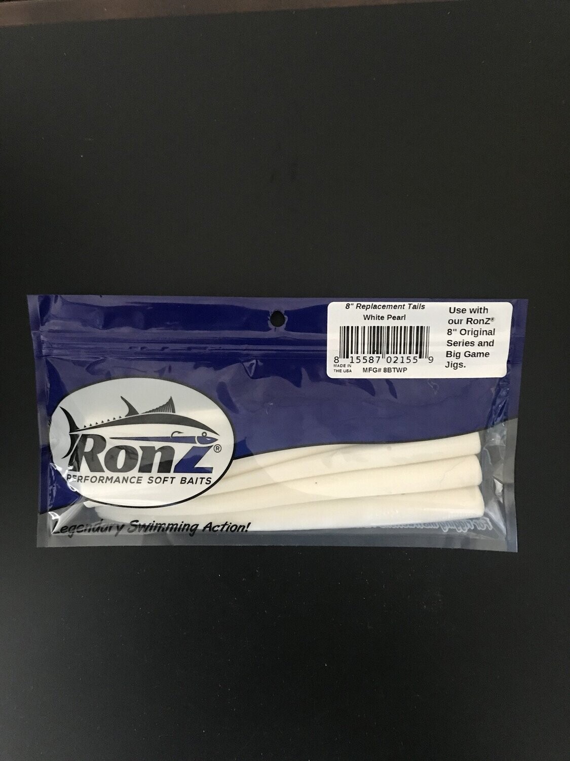 RonZ Replacement Tails, Color: White, Size: 6&quot;