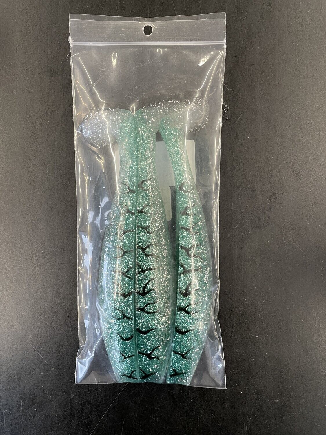 Joe Baggs Replacement Tails, Color: Grn Mackerel, Size: Freedom Fish