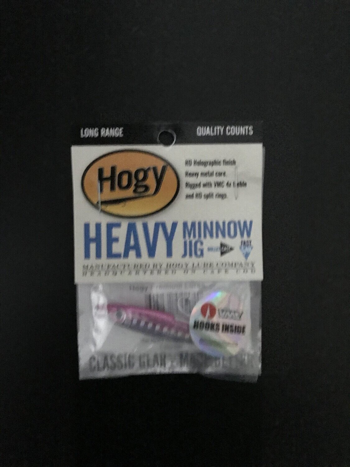 Hogy Heavy Minnow Jig, Color: Pink, Size: .5 oz