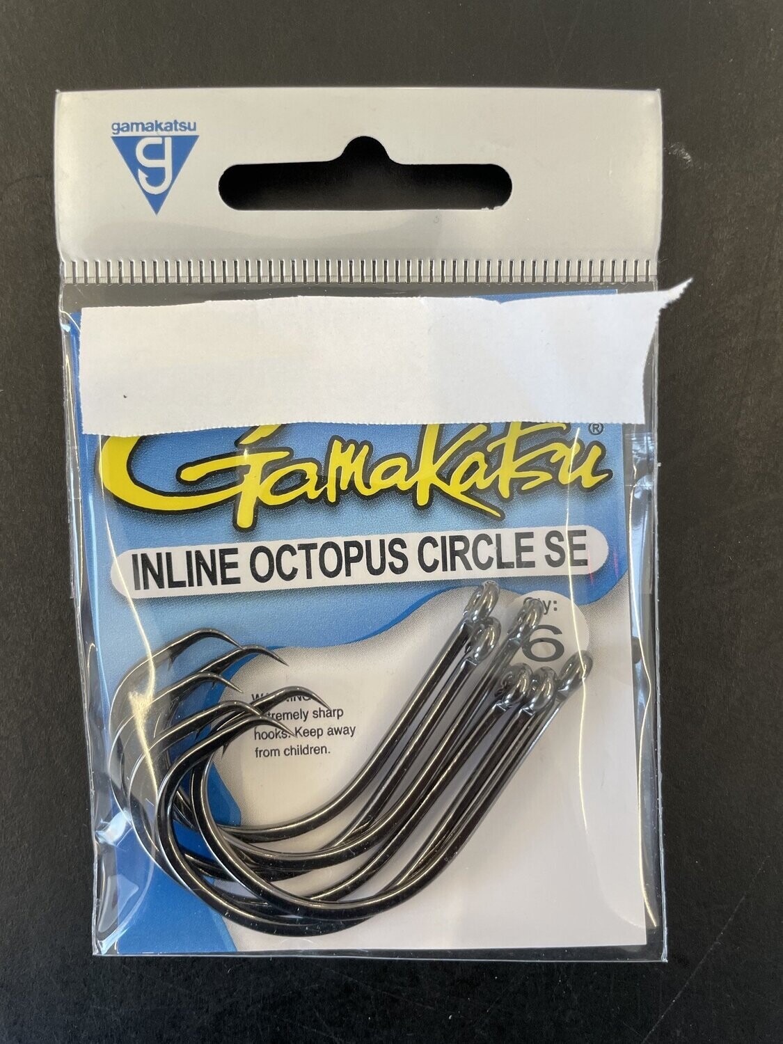 Gamakatsu Inline Octopus Circle, Size: 265418 - 8/0