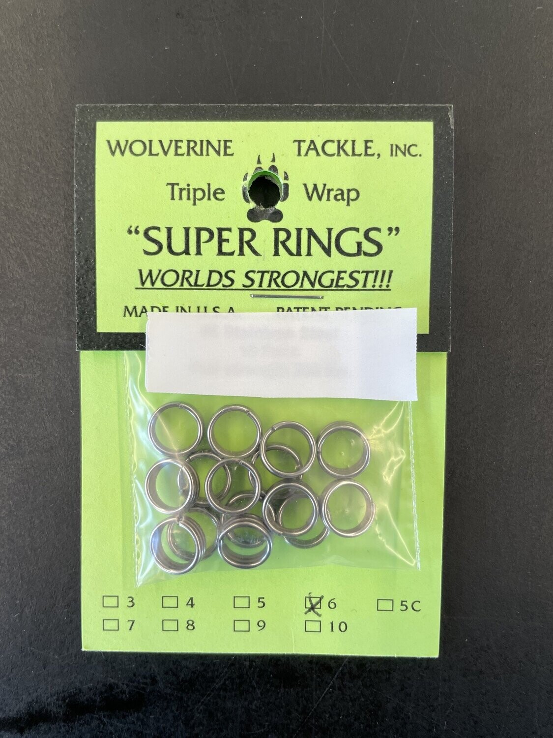 Wolverine Triple Wrapped Split Ring, Size: #3 90lb