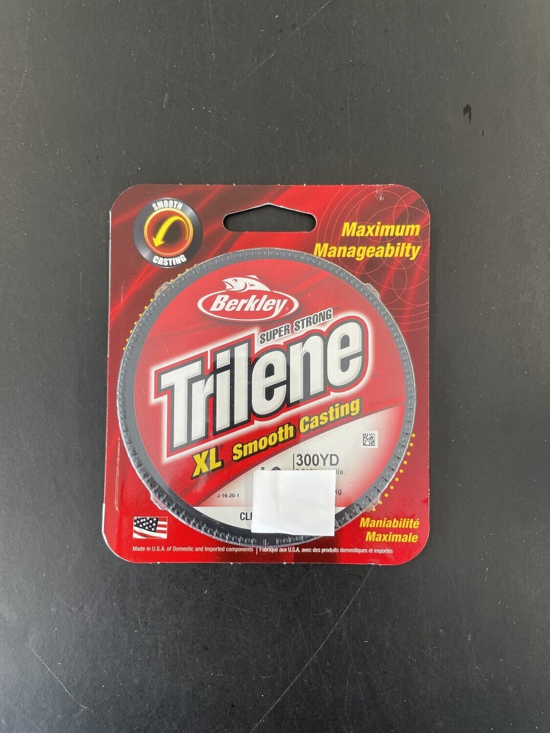 Trilene XL Mono Spool, Color: Clear, Size: 4 lb, 330 yards