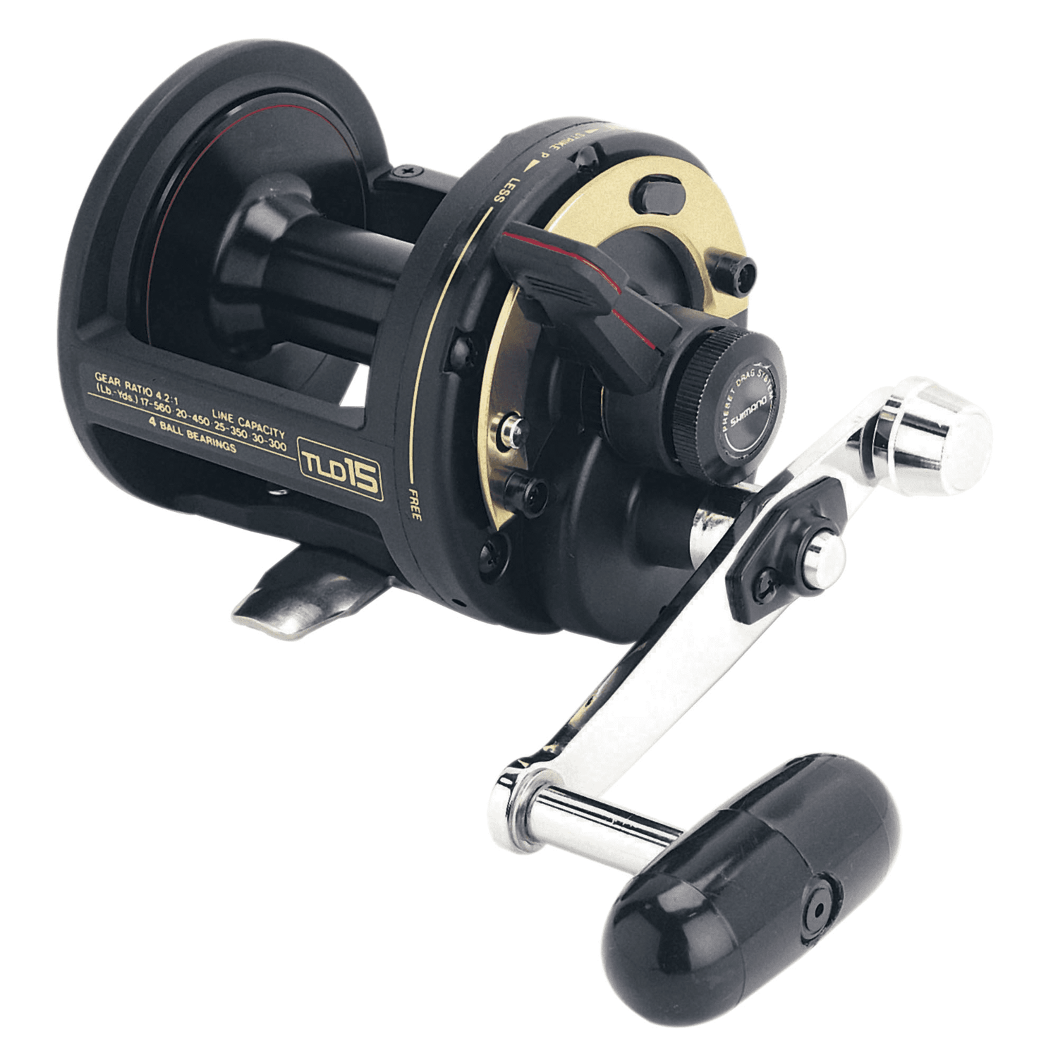 Shimano TLD Lever Drag Conventional Reel, Color: Black, Size: TLD15