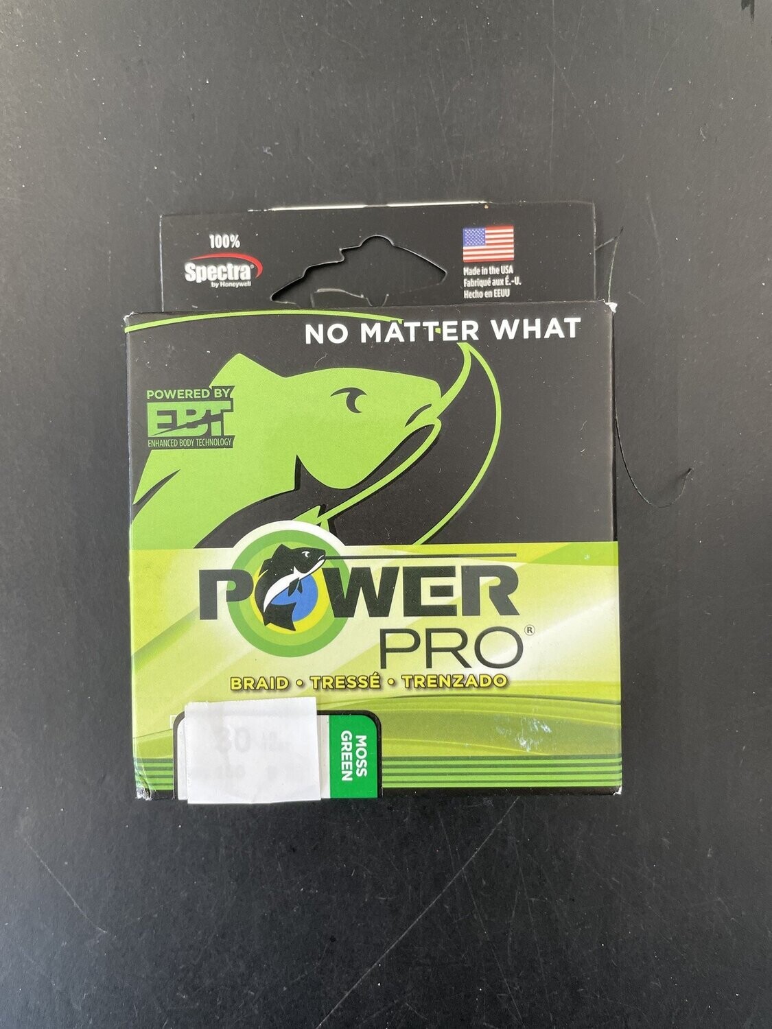 Power Pro Braided Spectra 150 yards, Color: Moss Green, Size: 10 lb