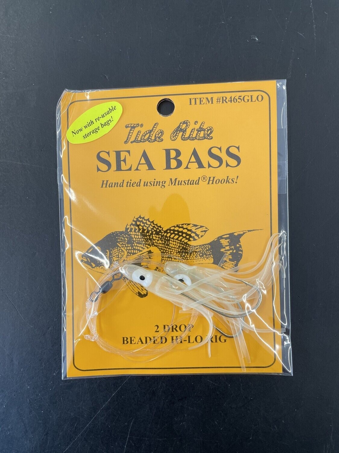 Tide Rite Sea Bass Squid Rigs, Color: Glow, Size: R465