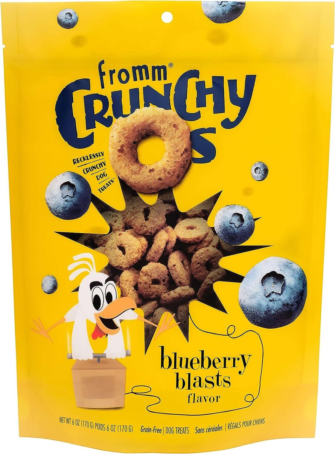 Fromm Crunchy O&#39;s Blueberry Blast 6 oz