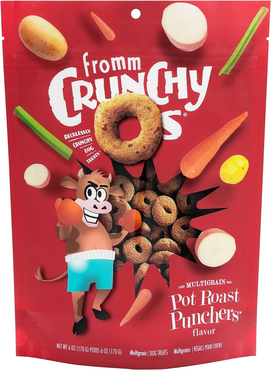 Fromm Crunchy O&#39;s Pot Roast Punchers 6 oz