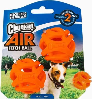 Chuckit! Breathe Right Fetch Ball Small 2pk