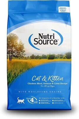 NutriSource Cat &amp; Kitten Chicken, Salmon &amp; Liver