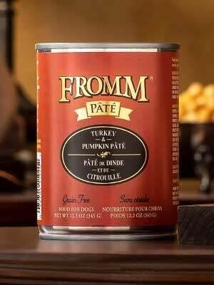 Fromm Can Dog Grain Free Turkey &amp; Pumpkin Pate&#39; 12.2 oz