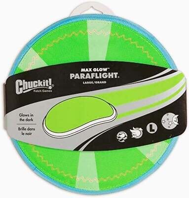 Chuckit! Max Glow Paraflight Frisbee Large