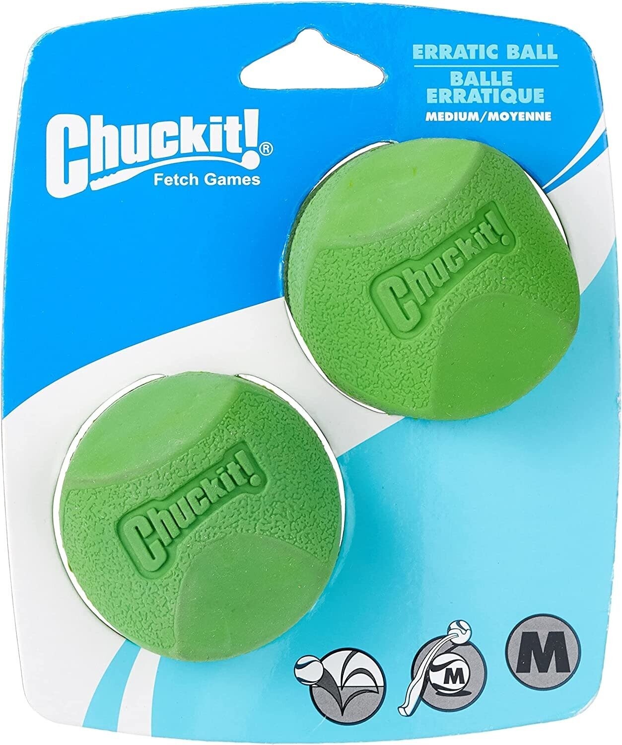 Chuckit! Erratic Ball Medium 2pk
