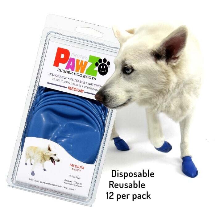 Pawz Rubber Dog Boots Medium 12 pk