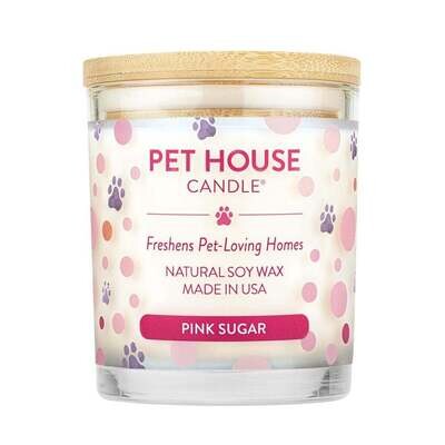 Pet House Candle SEASONAL Summer Pink Sugar 8.5 oz