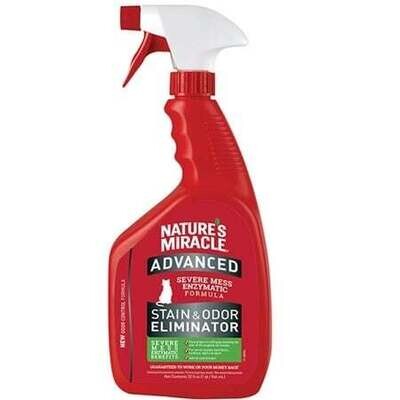 Nature&#39;s Miracle Just for Cats Advanced Stain &amp; Odor Remover Spray 32 oz