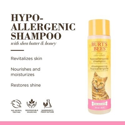 Burt&#39;s Bees Hypoallergenic Shampoo for Cats 10 oz
