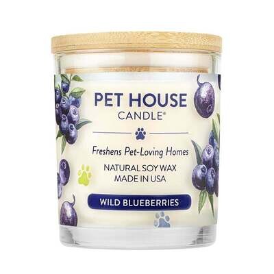 Pet House Candle SEASONAL Summer Wild Bluberry 8.5 oz