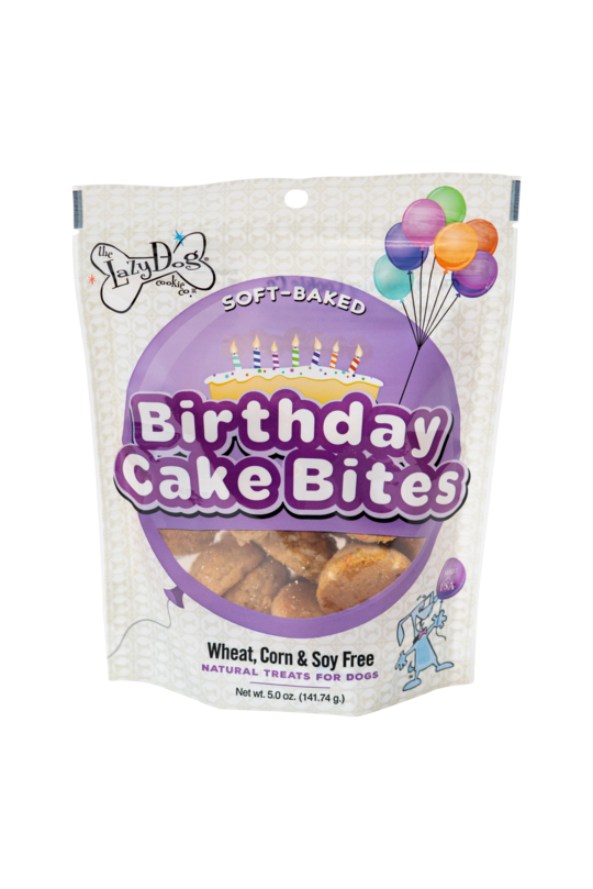 Lazy Dog Cookie Co. Birthday Cake Bites 5 oz